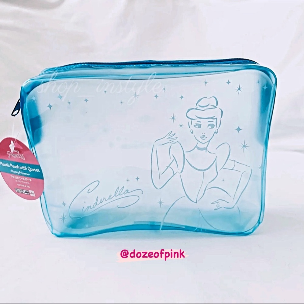 Disney Princess Cinderella Transparent Blue Frost zip top bags